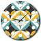 Designart 'Retro Abstract Design Vii Mid-Century Modern Wall Clock
